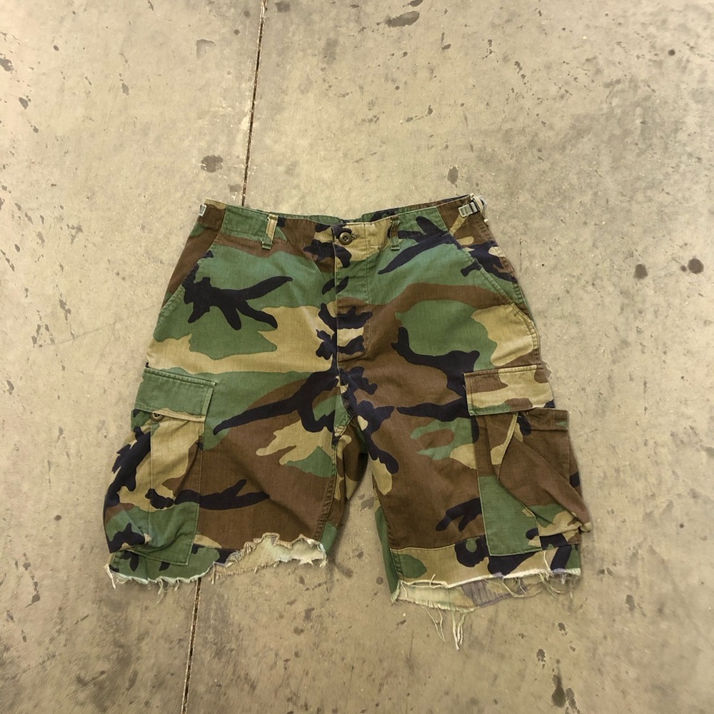 Camo Cargo Shorts